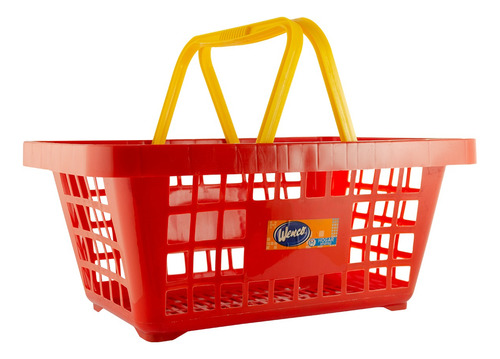 Canasto Compras Supermercado X3 Con Manijas Multiuso Wenco