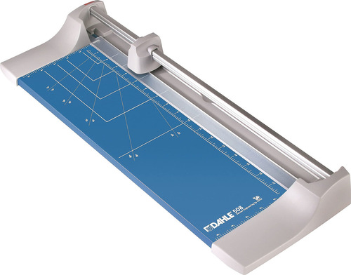 Dahle 508 Recortadora Rotativa Personal, Longitud De Corte De 18 Pulgadas, Capacidad De 7 Hojas, Autoafilado, Abrazadera Automática, Cortador De Papel De Ingeniería Alemana