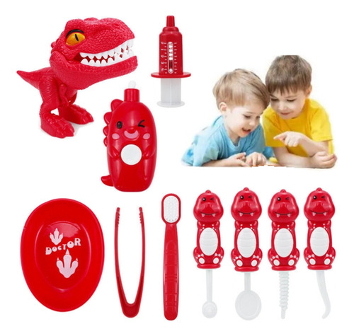 Kit De Dentista Infantil De 10 Piezas, Juguete Educativo De