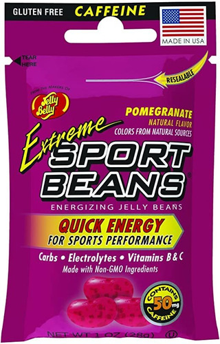 Jelly Beans Extreme Sport - Frijoles Con Cafeína Energizante