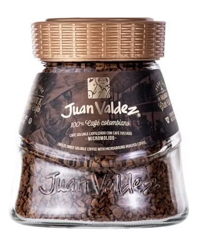Café Instantáneo Clásico Juan Valdez Liofilizado Frasco 190g