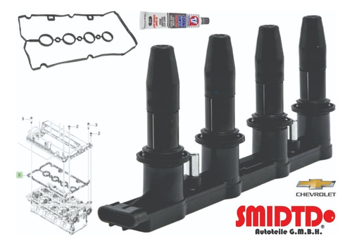 Tapa Punterias Filtro Bobinas Silicon Gmc Trax 1.8 12-18