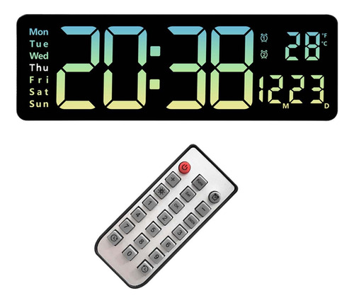 Reloj De Pared, Reloj Electrónico, Pantalla Led, Reloj