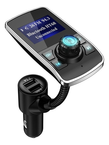 Transmisor Receptor De Audio Estéreo Fm Bluetooth Mp3 P/auto