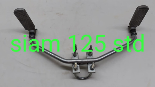 Imagen 1 de 4 de Arco Posa Pie Trasero De Siam 125 Std Completo Motostop
