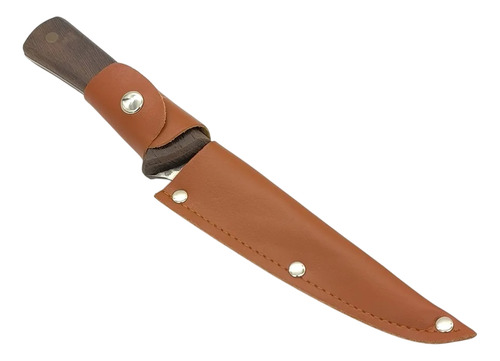 Cuchillo Carnicero Rustico Hoja Delgada Filetero Con Funda