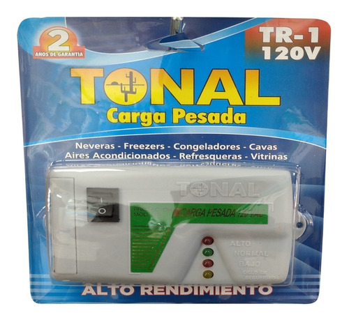 Protector 120v Carga Pesada Nevera Aire Cavas Tonal Tr-1 