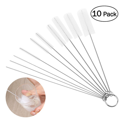 Imagen 1 de 8 de Ounona - Cepillo De Limpieza Para Tubos De Nailon (10 Unidad