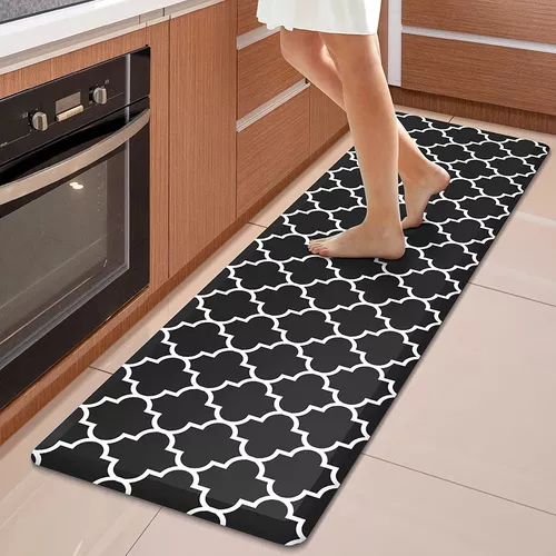 Tapete Acolchado Para Cocina Alfombra Anti Fatiga De Material Duradero  Black NEW