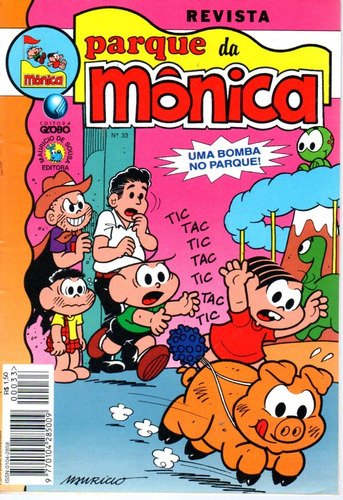 Revista Parque Da Monica 33 - Globo - Bonellihq Cx82 F21