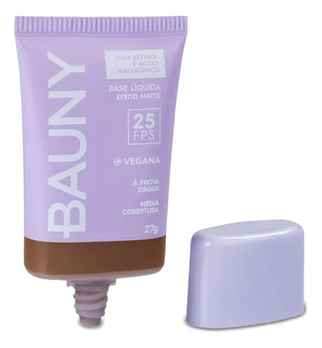Base Facial Matte Líquida Alta Cobertura Longa Duração - 110