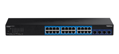 Trendnet Teg-30284, Switch 24 Puertos Gigabit 4sfp+ Smart