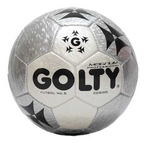 Balon Futbol #5 Golty Magnum Gris Cosido Fifa