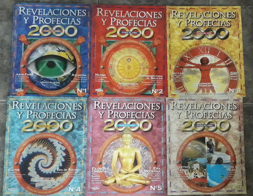 Lote De 6 Revistas Revelaciones Y Profecias Para El Año 2000