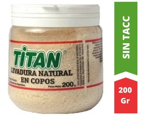 Levadura Nutricional En Copos // Titan X200g // Aptoceliaco