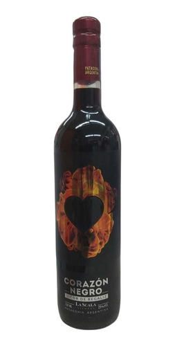 Licor La Scala X 750ml Corazon Negro - Regaliz