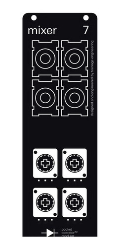 Imagen 2 de 3 de Pocket Operator Modular Pom-7 Mixer M-7 Audiotecna Teenage