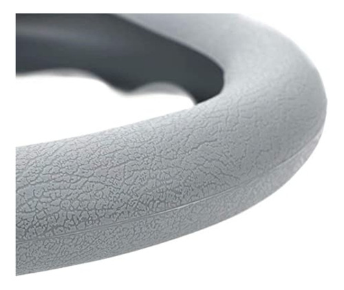 Imagen 3 de 5 de Cubre Volante + Funda Llave Silicona Chevro Corsa Negro Gris