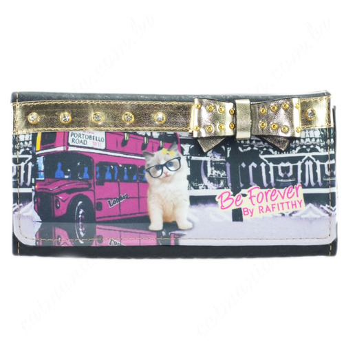 Carteira Rafitthy Be Forever London Cat 11.52403 | Catmania 