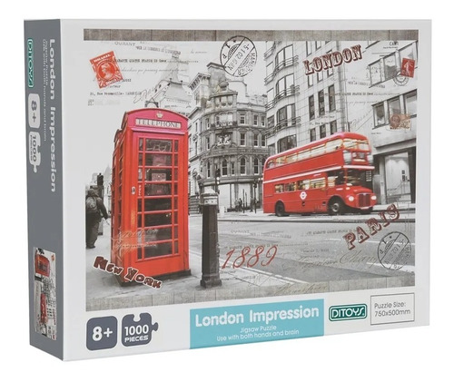 Puzzle -london Impression- 1000 Piezas Original Ditoys