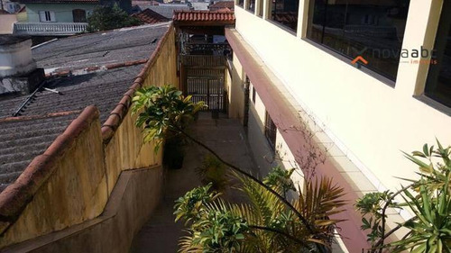 Sobrado Com 3 Dormitórios E Salão De Festas À Venda, 307 M² Por R$ 590.000 - Vila Clarice - Santo André/sp - So0503