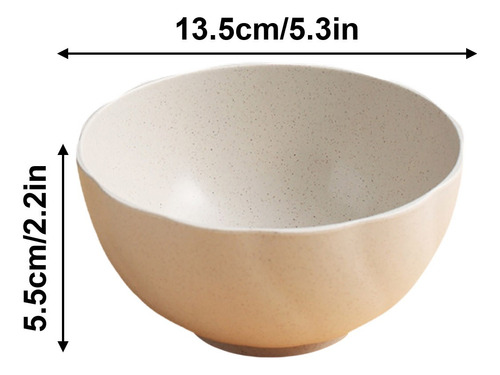 H Straw Bowl 7006, Tazón Grande De Comida Para El Hogar, Dor