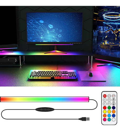 Teclado Phantom Color Y Luz Ambiental Con Control Remoto