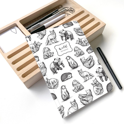 Promo Abril - 4 Cuadernos Rayados A5 - Mil Letterpress