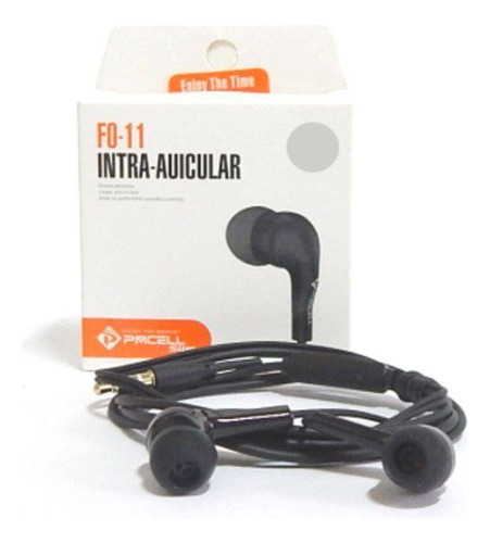 Kit 10 Fones Ouvido Fo-11 Pmcell Intra-auricular Microfone