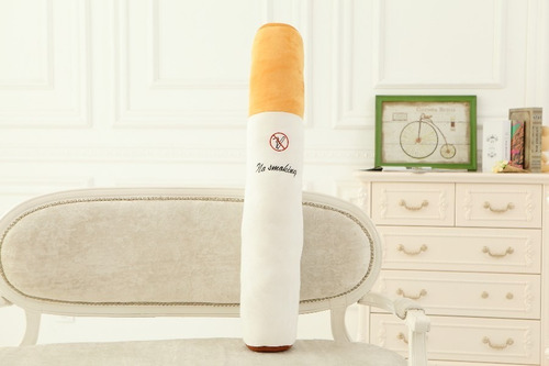 Pelucia Cigarro Travesseiro Gigante Engraçado Presente 70 Cm