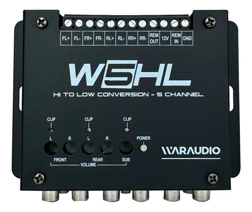 W5hlconvertidor De Alta A Baja 5 Canales Remoto Waraudio
