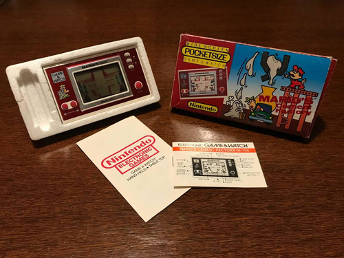 Nintendo Game & Watch Marios Cement Factory Ml-102 983 Raro