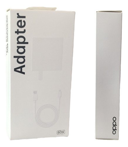 Cargador De 80w Para Oppo 80w/65w/40w/30w/20w/18w Supervooc Con Cable Tipo C 1m Original Orilwoya