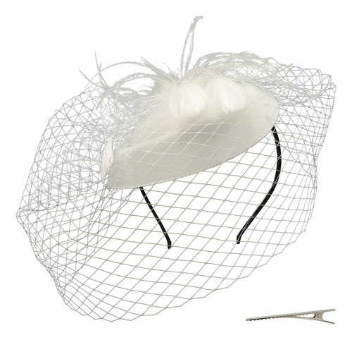 Pillbox - Sombrero De Tocado Para Mujer, Boda, Té, Fiesta