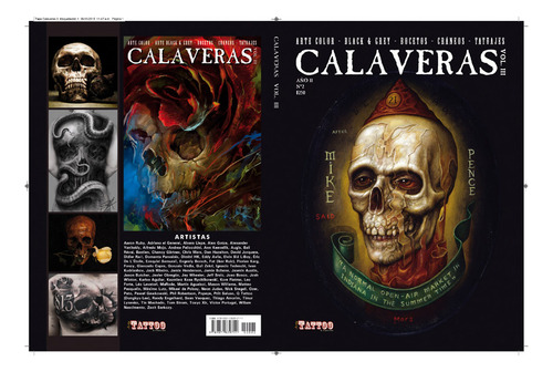 Libro Calaveras V3 Bocetos De Tatuajes Y + - Tattoo