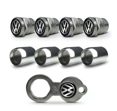 Bico Pneu Pino Roda Válvula Antifurto Ventil Vw Golf Gol Fox