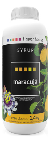 Syrup Maracujá Flavor House 1,4kg