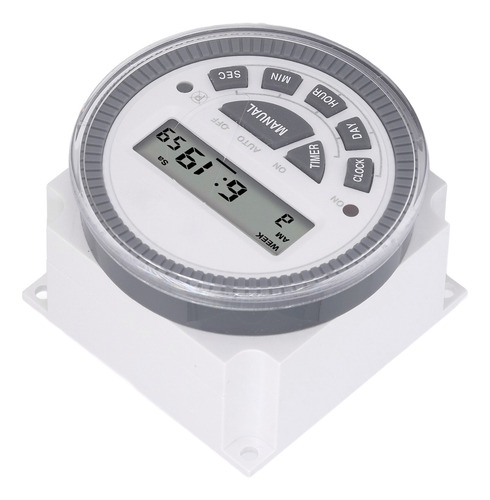 Temporizador Compacto Digital De 1 Minuto A 168 Horas 7 Dias