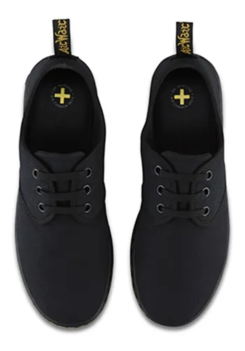 Dr martens soho black canvas hotsell