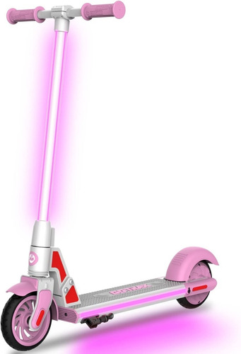Scooter Electrico Para Niños Diseños Led Color Rosa Gotrax