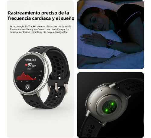 Amazfit Active 2 Smartwatch Reloj Inteligente 1.32" 44mm color negro