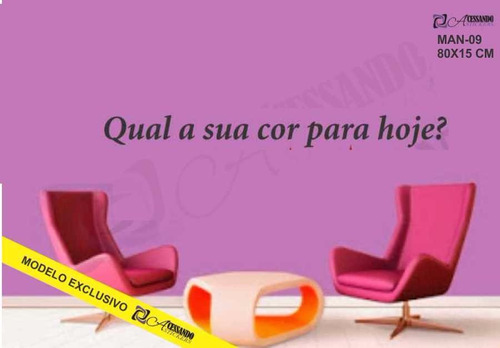 Adesivo Decorativo De Parede - Manicure Qual A Sua Cor