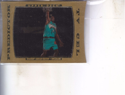 1996-97 Upper Deck Predictor Tv Cel Shareef Abdur Rahim