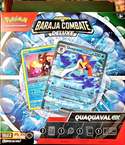 Pokemon Tcg Deluxe Battle Deck Quaquaval Ex Español