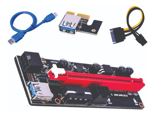 Riser Pci-e 1x A 16x Mineria Ethereum Bitcoin Usb Pci V009s