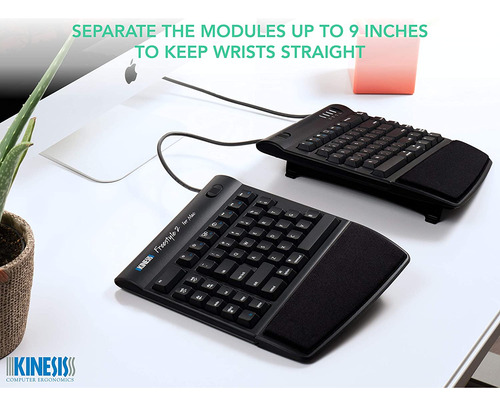 Teclado Ergonomico Divido Para Pc Por Cable| Kinesis / Ne...