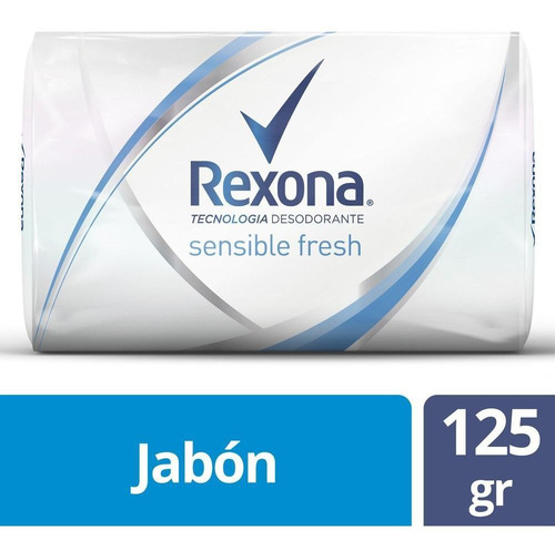 Rexona Jabon En Barra Sensible Fresh X 125 G