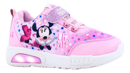 Zapatillas Disney Minnie Mouse Con Luz Footy Linea Pop Mania