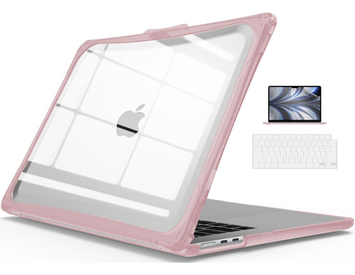 Funda Para Laptop Resistente Para Macbook Air M2 Rosa