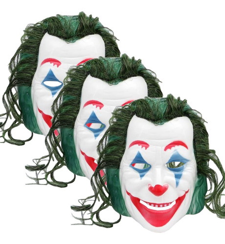 Día De Muertos Máscara Aterradora, Mxjkm-003, 3 Pzas. Joker